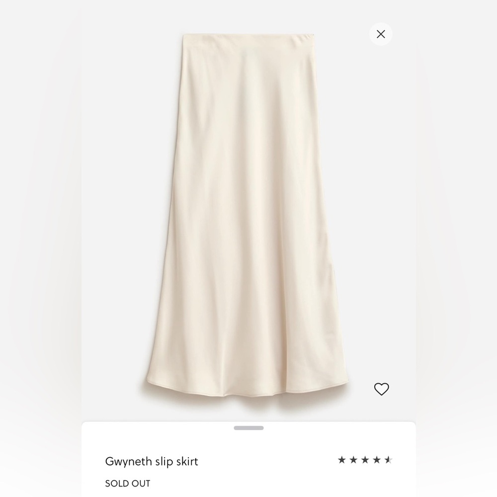 Like new Jcrew Gwyneth slip skirt